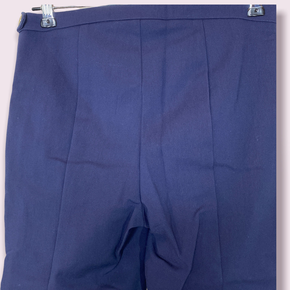 Lilly Pulitzer Alessia Stretch Dinner Pants Navy Women OO Preppy Classic Skinny - Picture 6 of 8